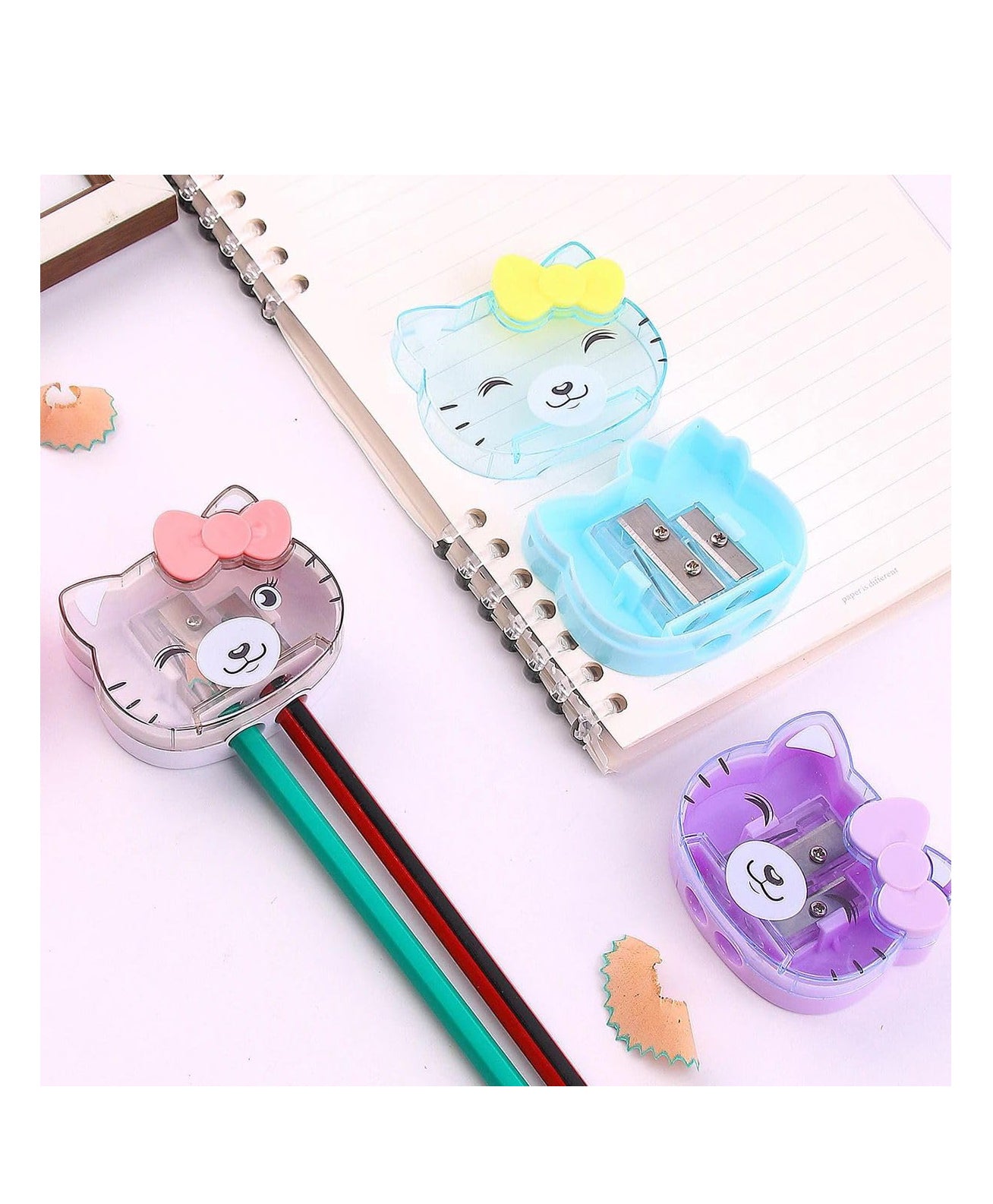 Kitty Sharpner Pack of 2 (Colour & Design May Vary)
