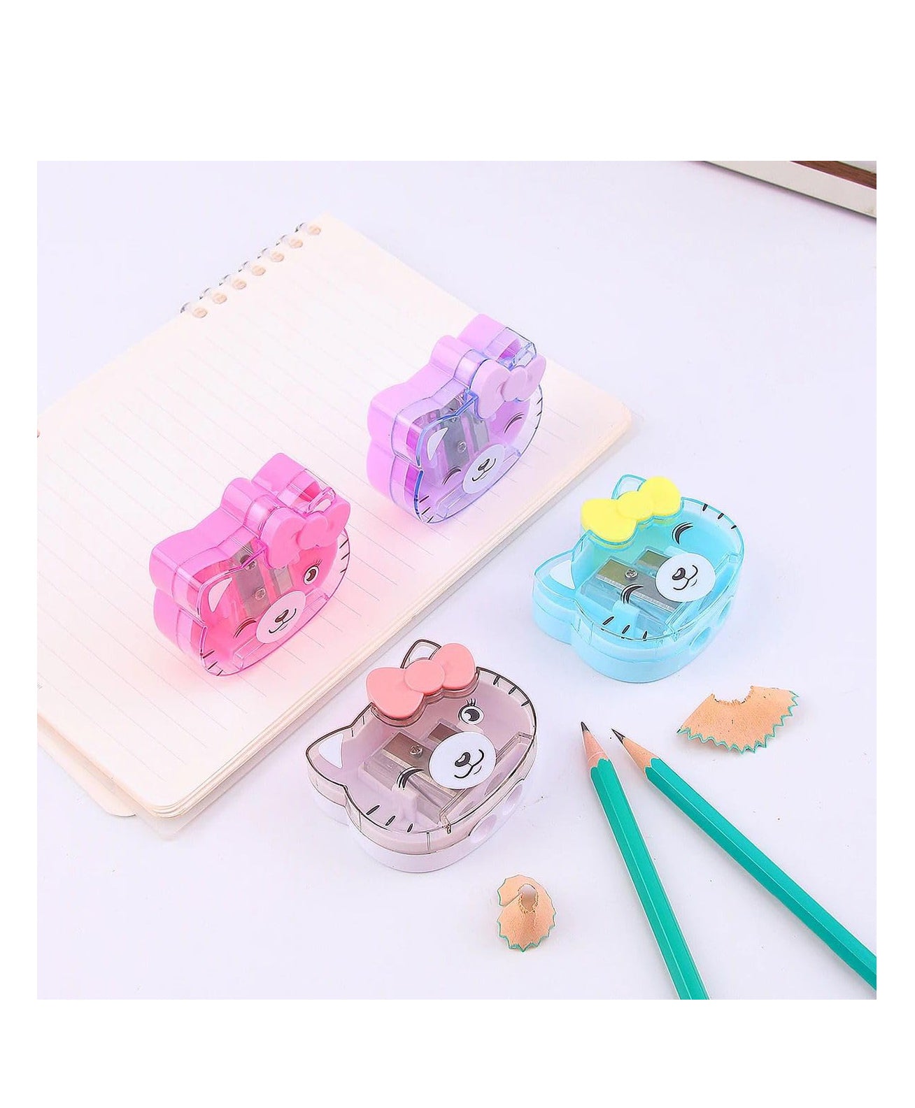 Kitty Sharpner Pack of 2 (Colour & Design May Vary)