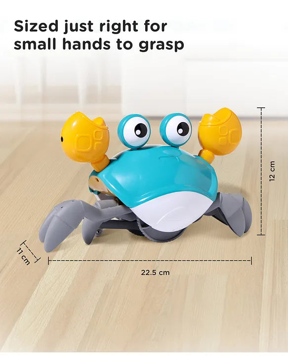Crawling Crab Musical Toy with Rechargeable Battery- Multicolour