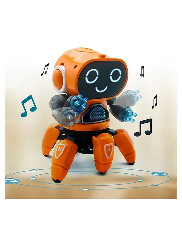 Bot Robot Pioneer Colorful Lights and Music All Direction Movement Dancing Robot Toys for Boys and Girls (Color as per stock)