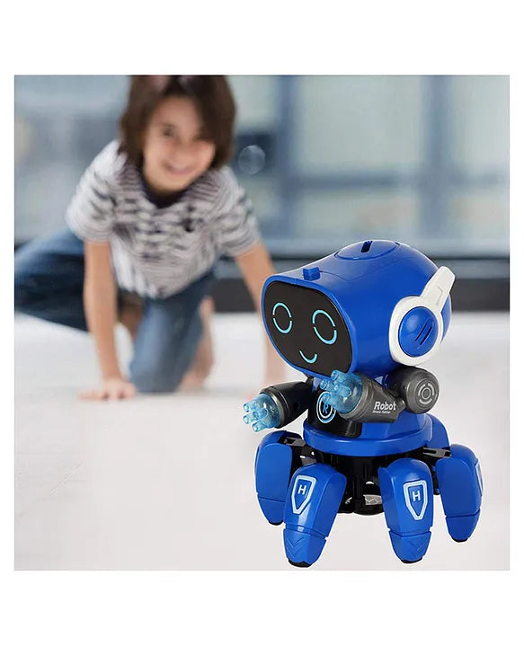 Bot Robot Pioneer Colorful Lights and Music All Direction Movement Dancing Robot Toys for Boys and Girls (Color as per stock)