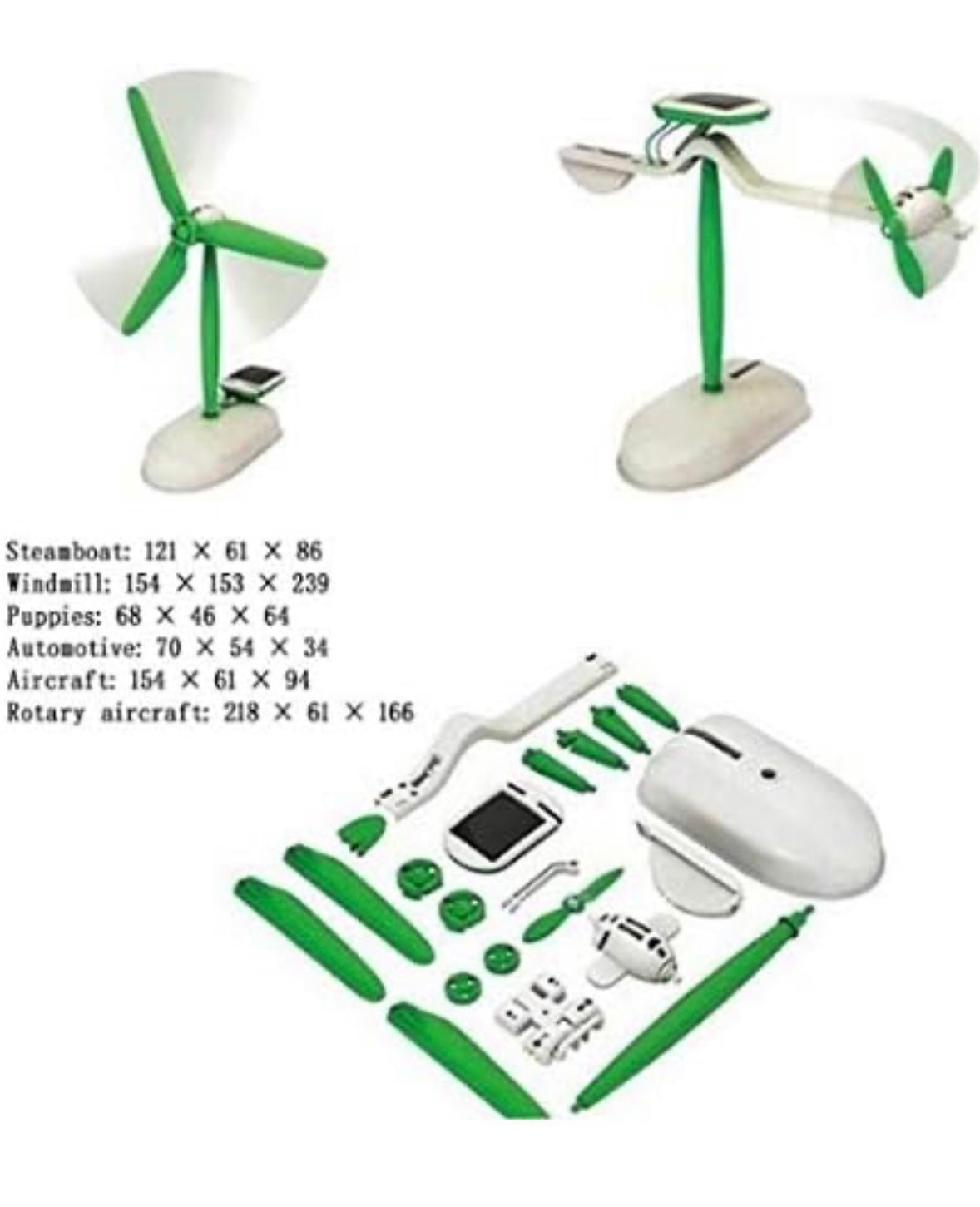 6 in 1 Solar Robot toys