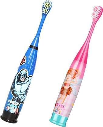 SPOT HUNT Kids Cartoon Printed Extra Soft Electric Battery Powered Toothbrush for Kids Electric Toothbrush