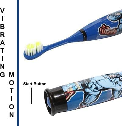SPOT HUNT Kids Cartoon Printed Extra Soft Electric Battery Powered Toothbrush for Kids Electric Toothbrush