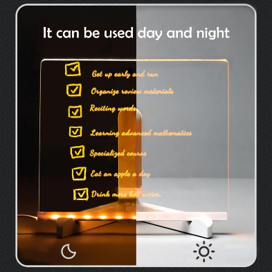 3D led note board ( light board )