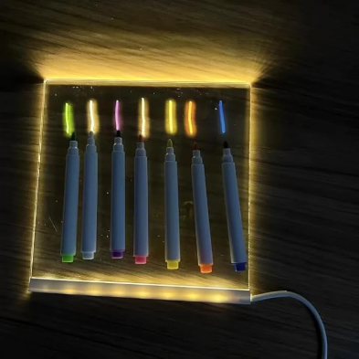 3D led note board ( light board )