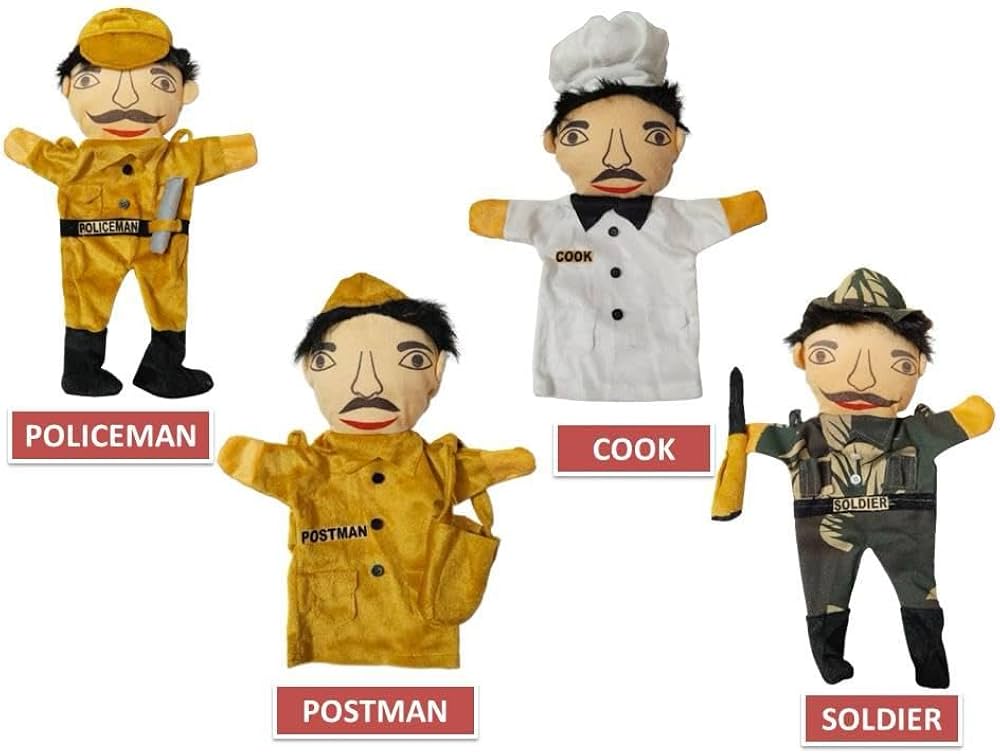 Spot hunt Set of 10 hand puppets ( professional hand puppets /animal hand puppets )