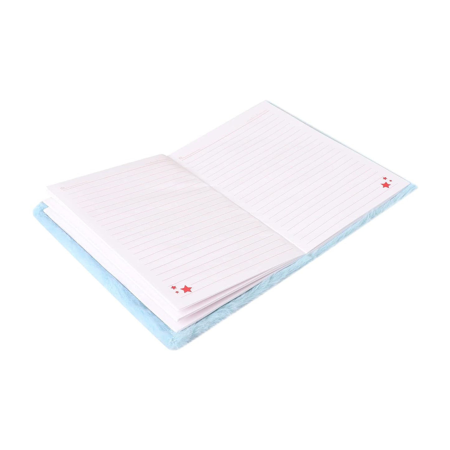 Fur Diary with attached pouch for Kids Fur Notebook Personal Diary for Kids School Notebook Ruled Pages (BTS Fur Diary)