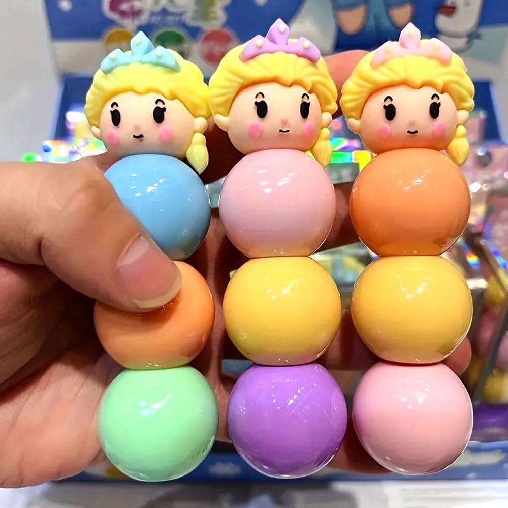 Spot Hunt Set of Princess Highlighter Pen For Kids, Colourful Highlighter Pen, Stationery Set, Birthday Return Gifts for Kids