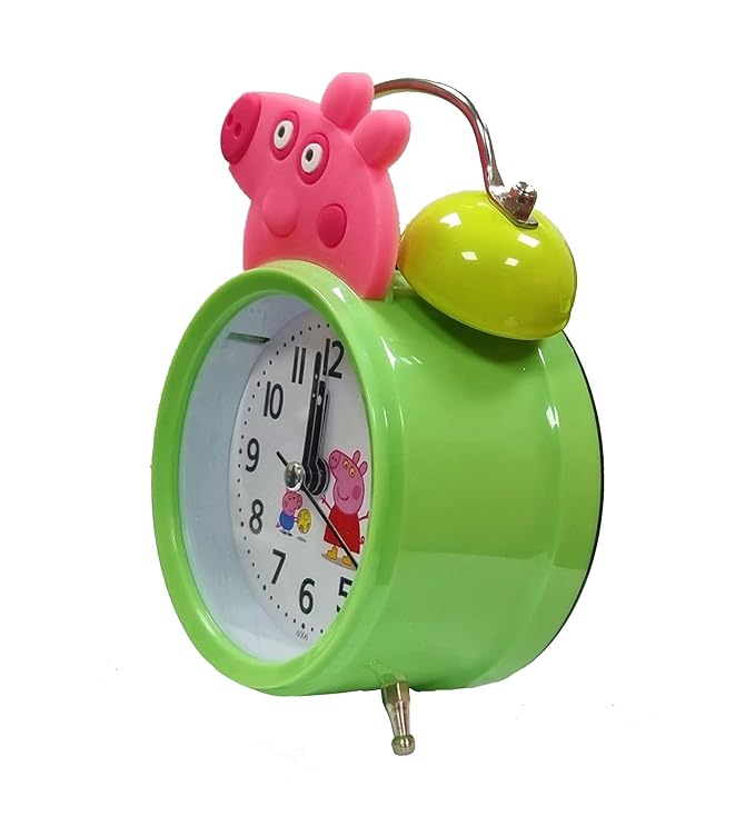Twin Loud Bell Metal Alarm Clock (Pig)