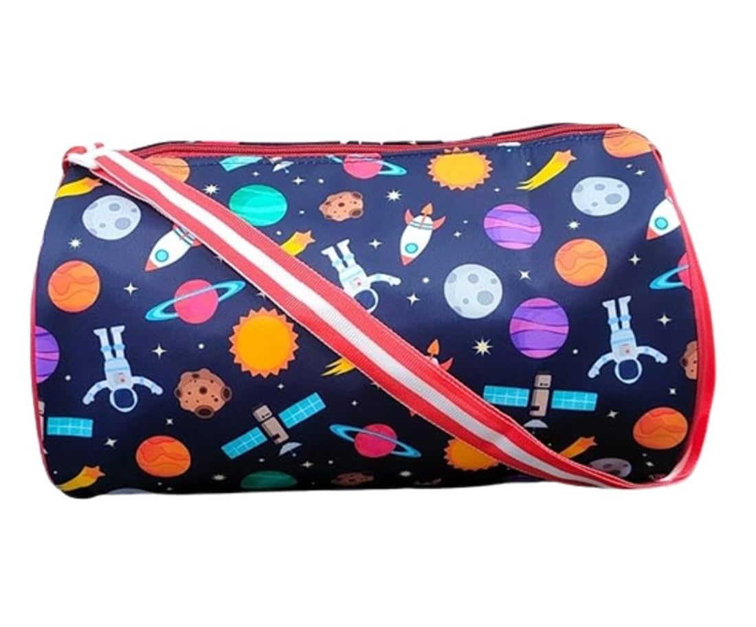 Duffle Bag for Kids // Space Duffle Bag, Duffle Bag for Kids, Space Theme Sling Bag for Kids // Cartoon Swimming, Gym, Travel, Outdoor Picnic Bag, Gift Bag for Girls & Boys