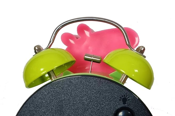 Twin Loud Bell Metal Alarm Clock (Pig)