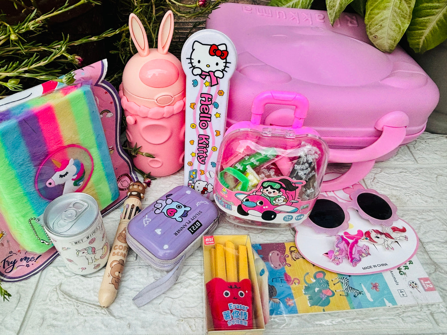 Suitcase hamper