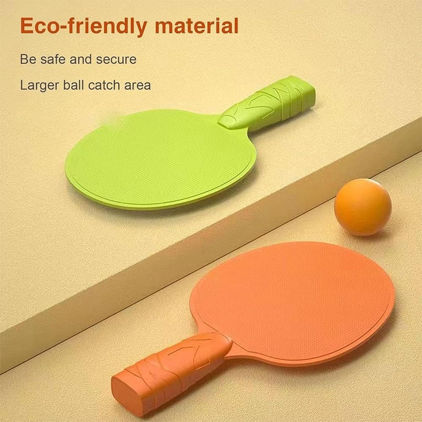 Hanging Table Tennis Self Training Indoor Gaming 2 Racket & 3 Practice Ball Portable - Double Sparring Hanging Toys Parent Child Interaction Indoor Toys for Kids