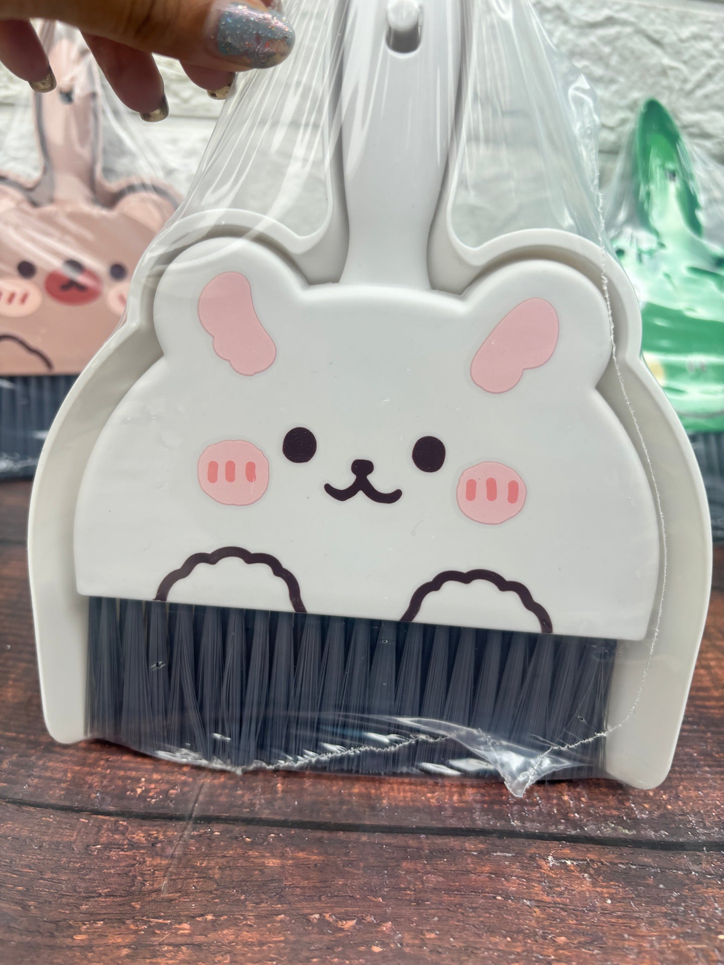 SpotHunt Small Broom and Dustpan Set