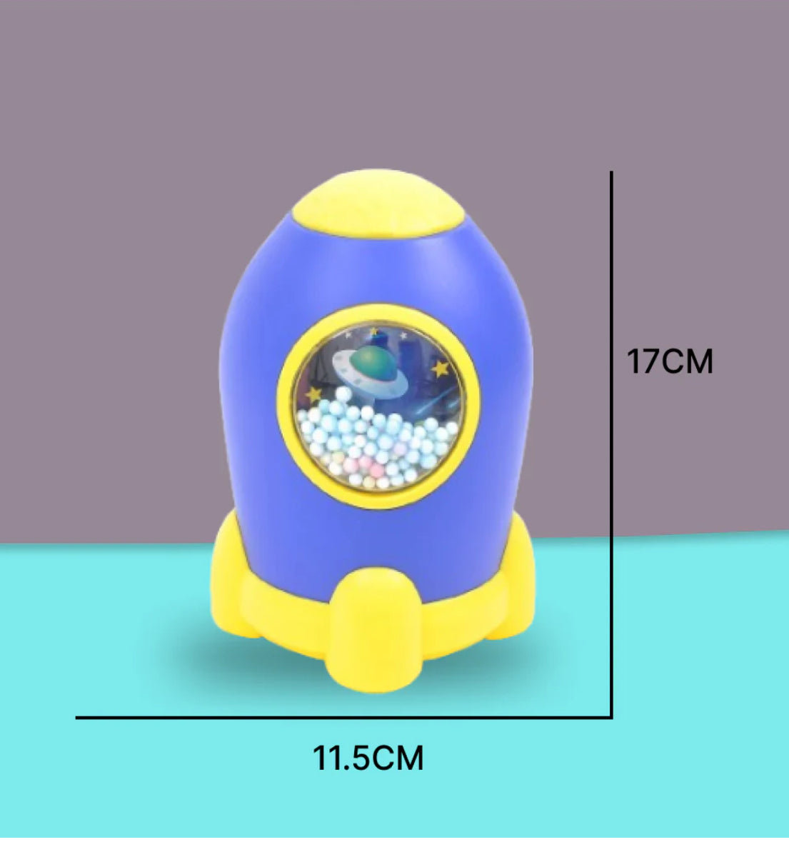 Rocket piggy bank