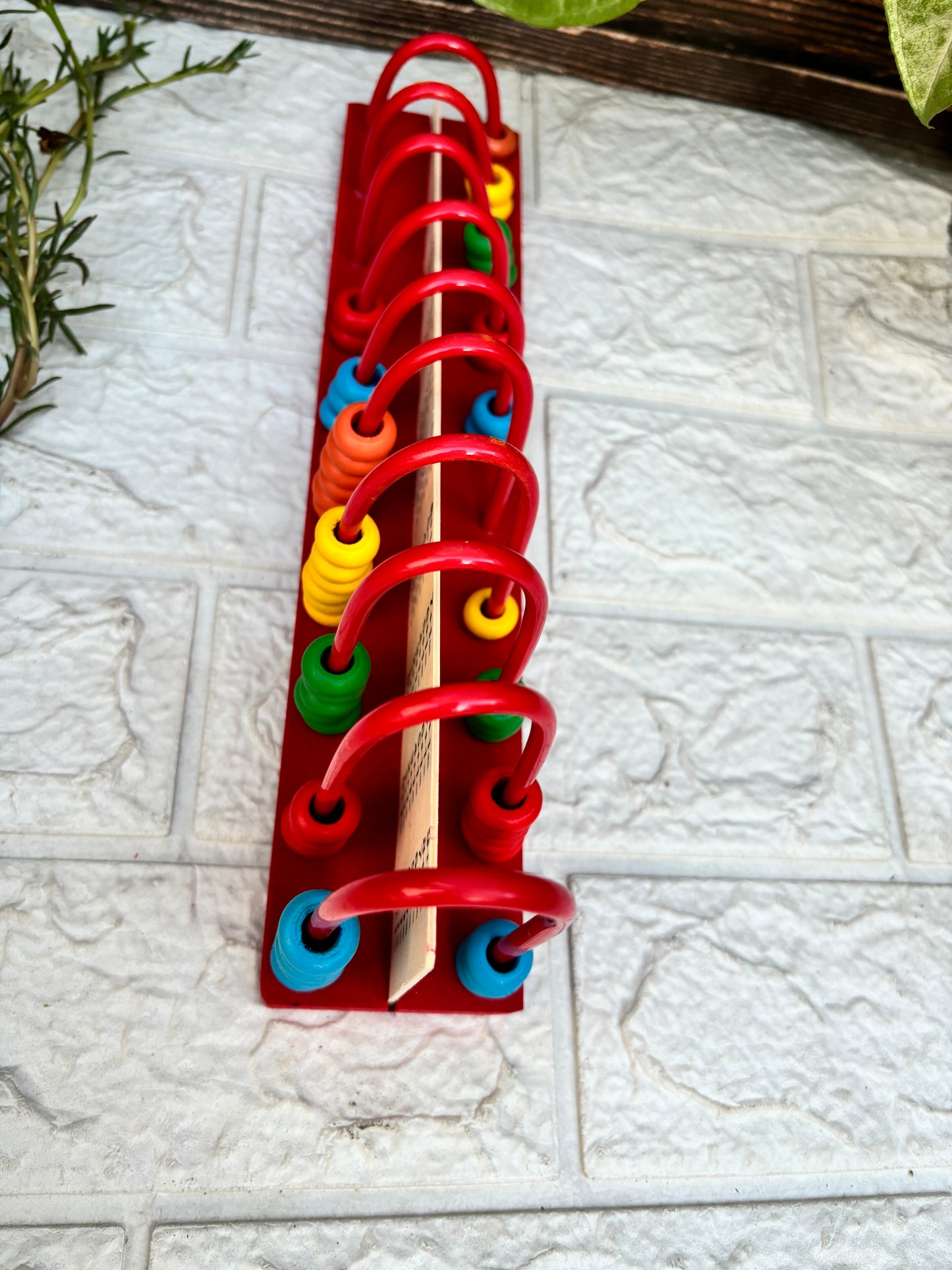 Abacus tool Colorful Wooden Math Toy for Counting, Addition & Subtraction