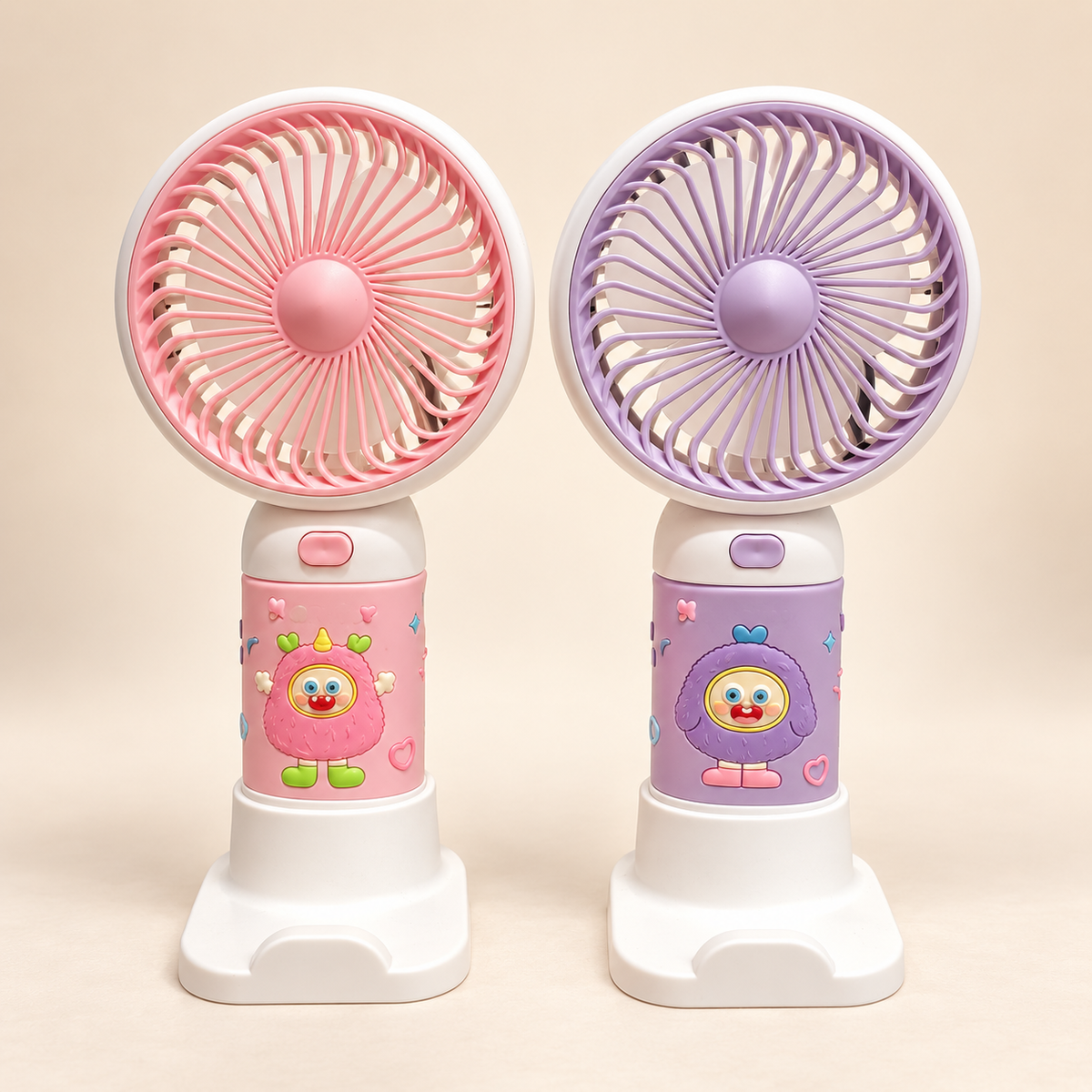 Cute Mini Portable Desk Fan ๐ธ | Compact Personal Cooling Fan