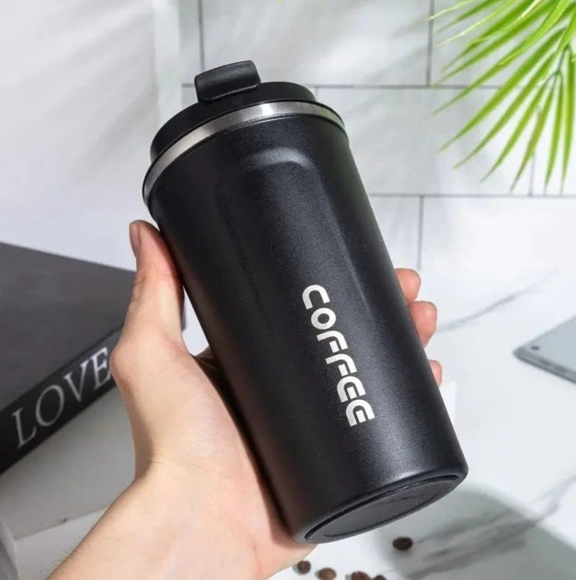 Temperature Vitality Coffee Flask 510ml – Temperature Mug/Spill-Proof Stainless Steel Tumbler | ECO-Friendly and Reusable Workout Sipper