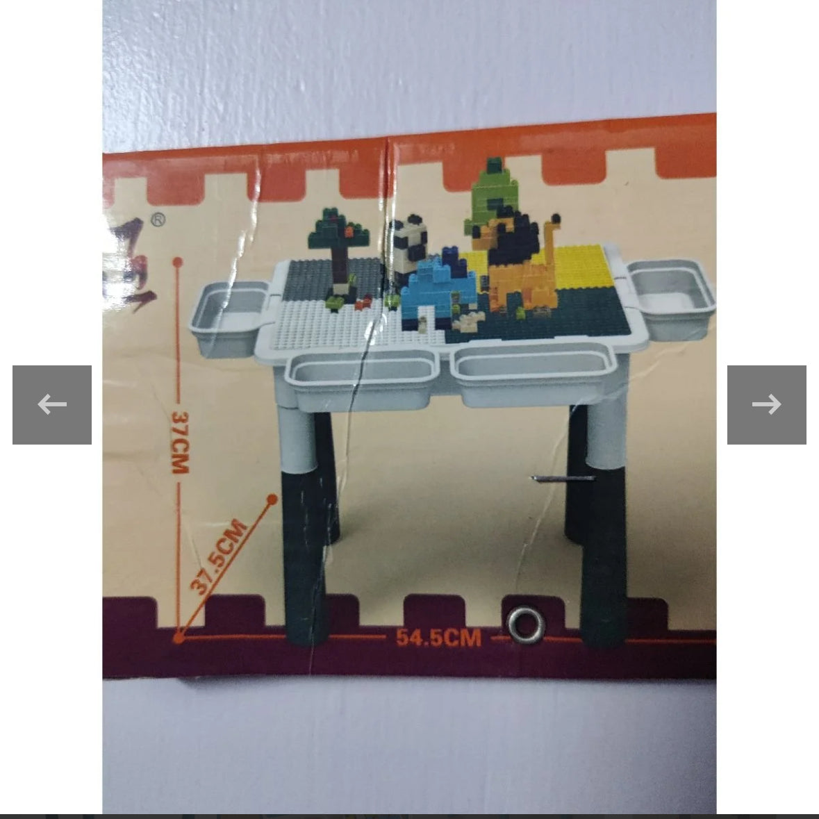 3 in 1 Lego table ( sensory play , study table and Lego table )