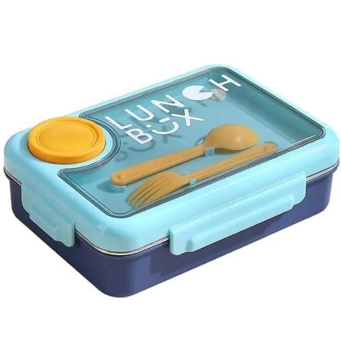 3 compartment with bowl leakproof lunch box ( 650 ml )