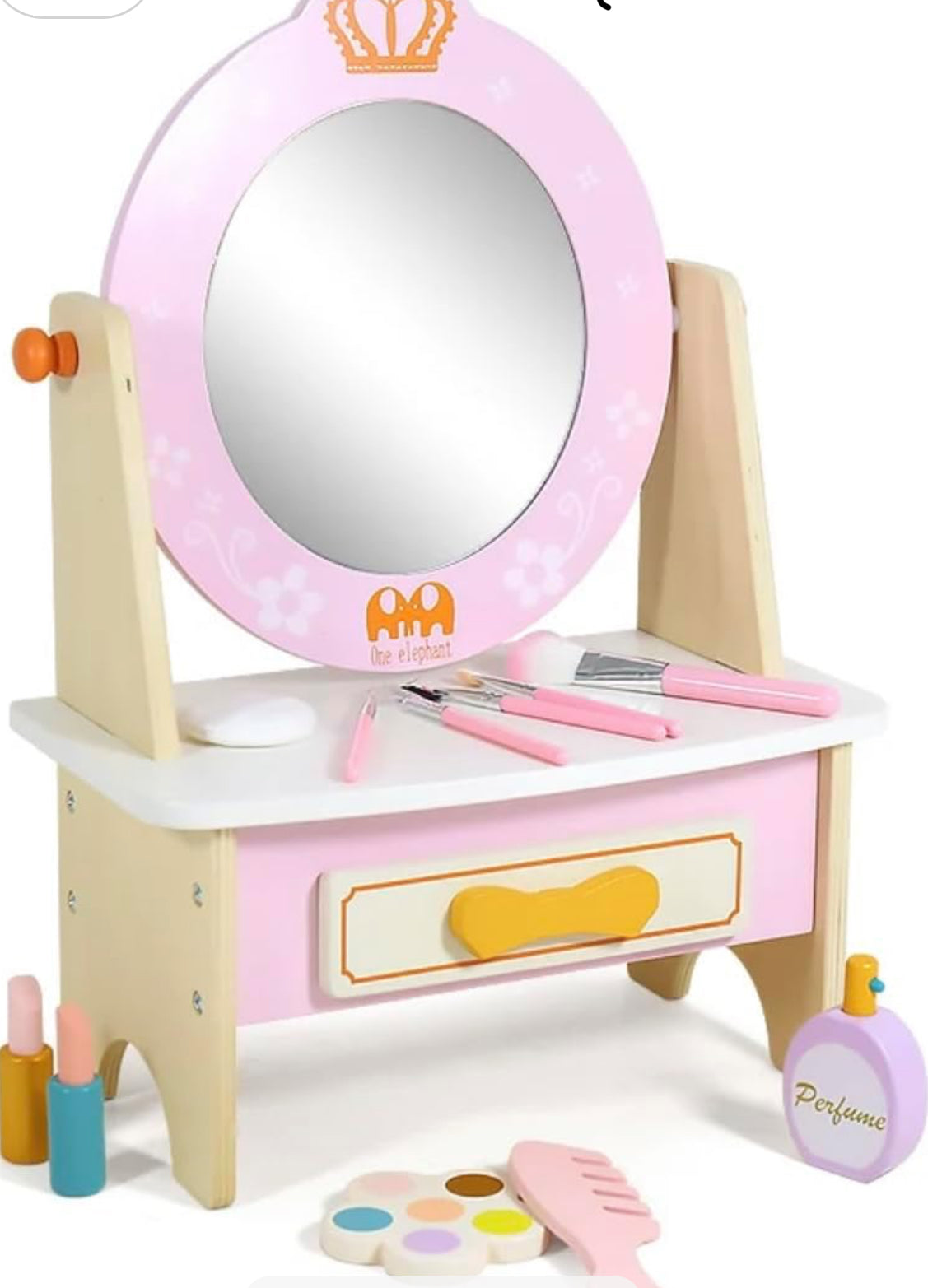 wooden dressing  playset