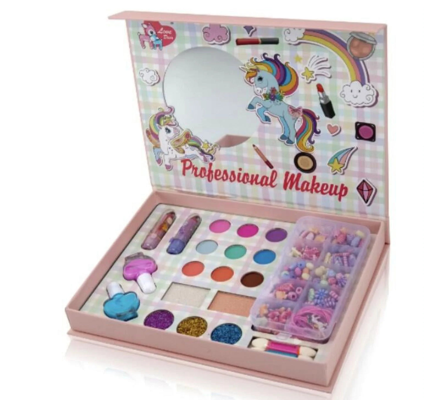 Makeup Set For Kids with Beads, Girls Gift DIY Toys 3+ Old Year