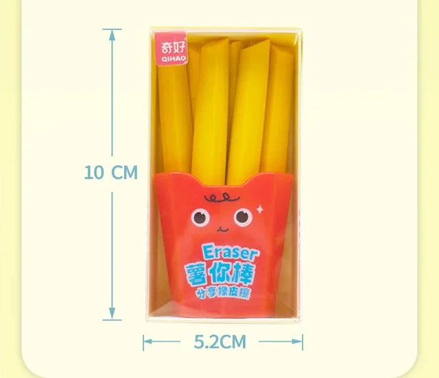 French Fries Erasers