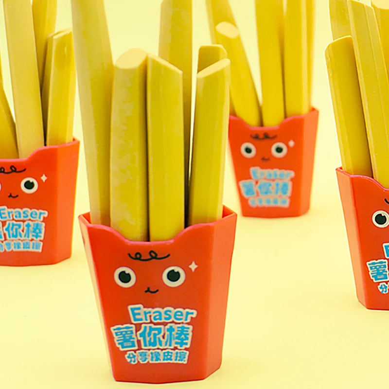 French Fries Erasers