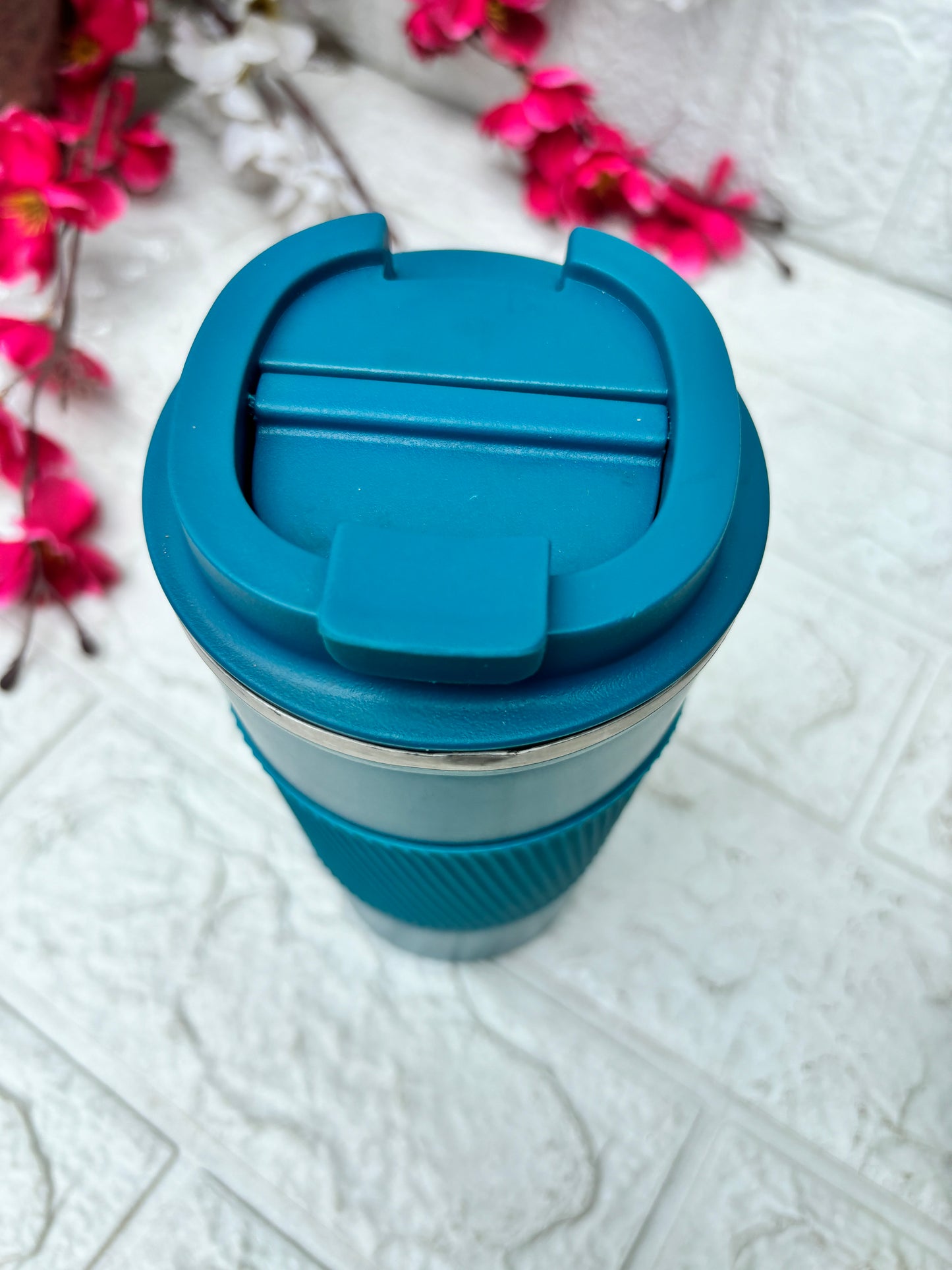 Spot Hunt Insulated Stainless Steel Coffee Tea Tumbler for Hot Cold Beverages Portable Travel Mug Leak Proof Sipper Lock Lid Thermos Multipurpose for Home Office Gifts