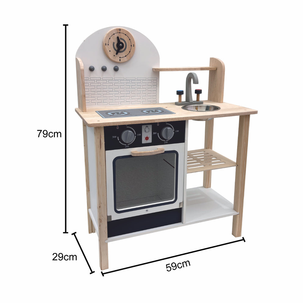 Wooden kitchen pretend play toy