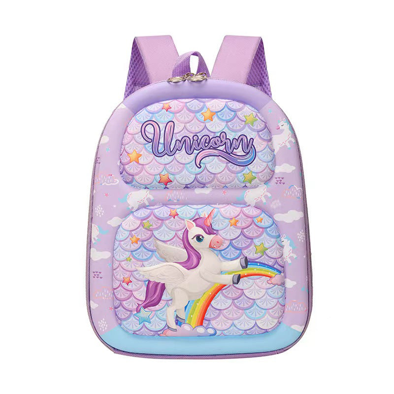 New Children's Bag Cartoon Primary School Student Backpack Lightweight Backpack Contrast Color Girls Travel Bag Wholesale