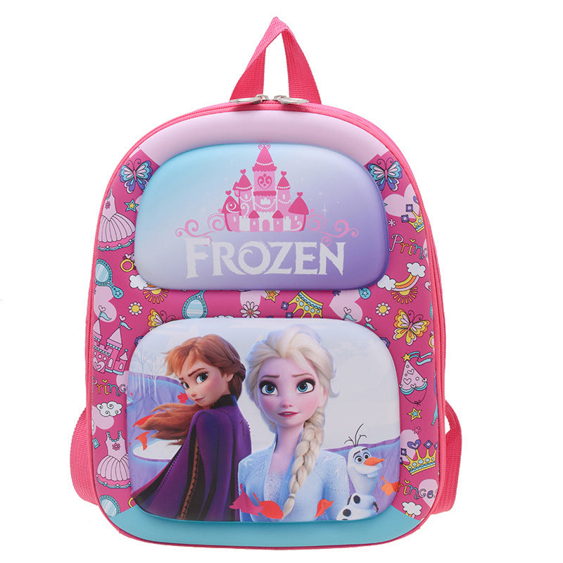 New Children's Bag Cartoon Primary School Student Backpack Lightweight Backpack Contrast Color Girls Travel Bag Wholesale