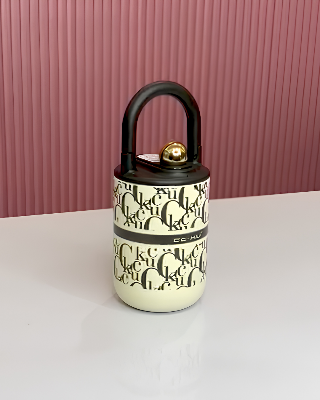 Stainless Steel Insulated Mug with Straw & Handle