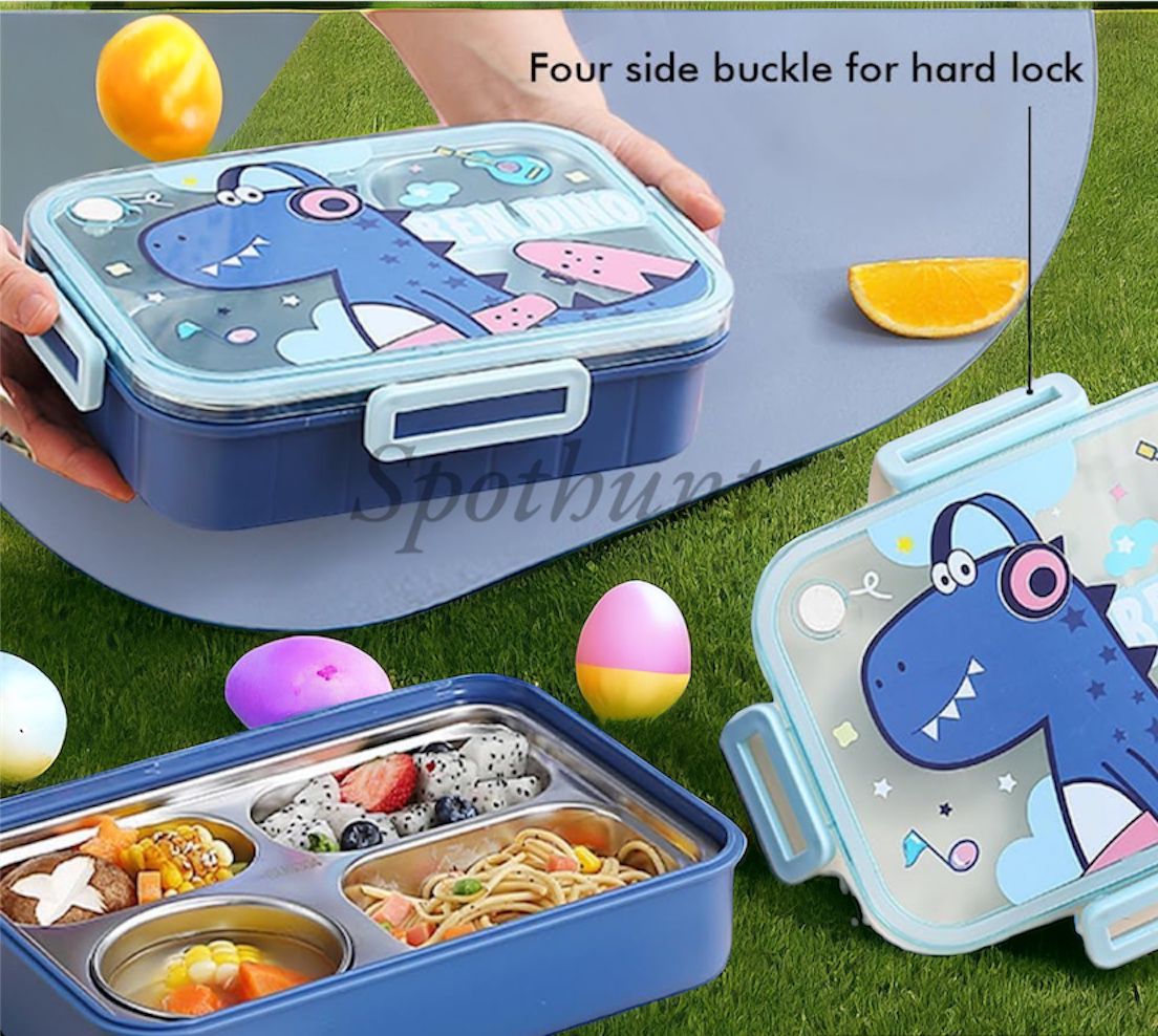 Adventures Kids Lunch Box - Insulated, BPA-Free, and Fun Dinosaur Design - Perfect for School and Picnics