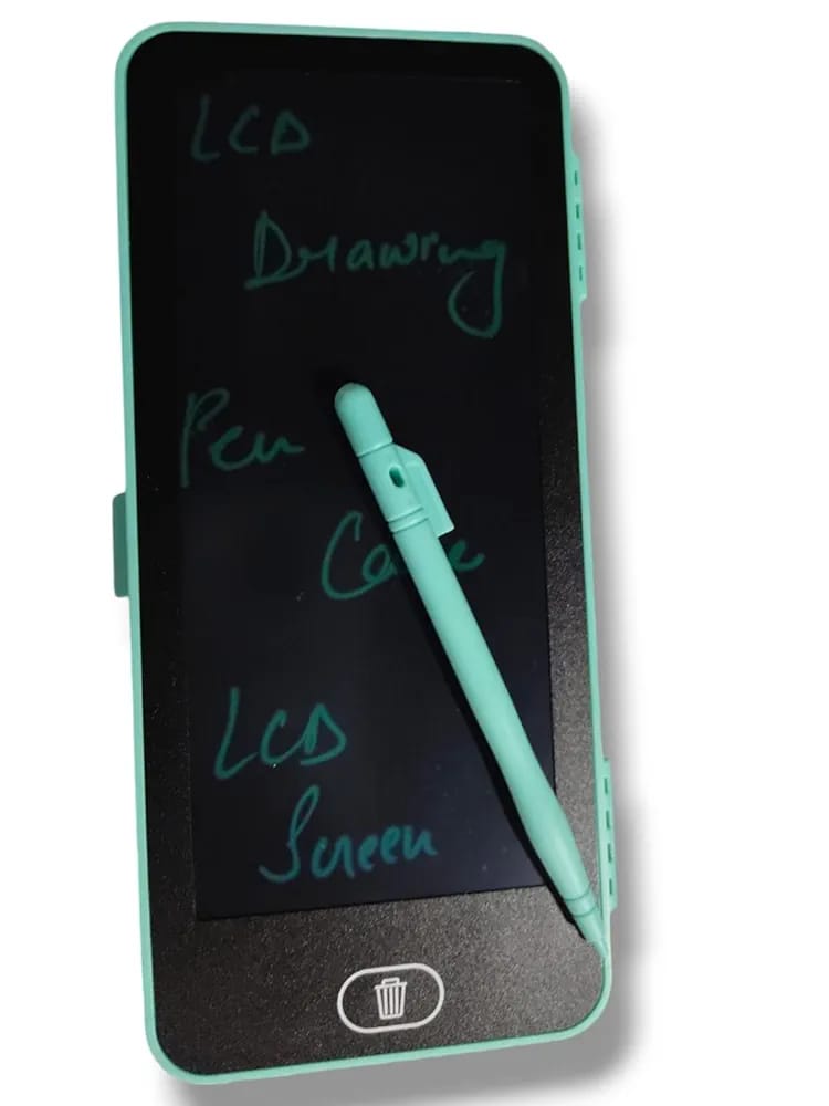 LCD Writing Tablet,Easy Writing with Eye Protection, Lock Screen, One-Key Erase, Explosion-Proof Design, Replaceable Battery, Lock Key, Large Space