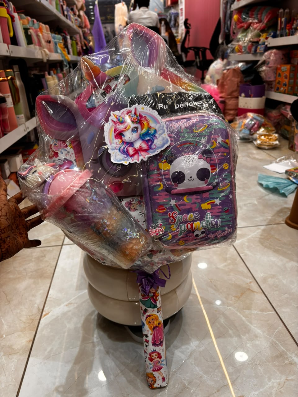 Unicorn Kids Gift Hamper Bouquet – Diary, Pencil Box & Water Bottle Set