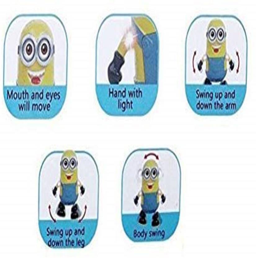 Dancing Despicable Me 3 With Music, Flashing, Lights And Real Dancing ,Musical Minion