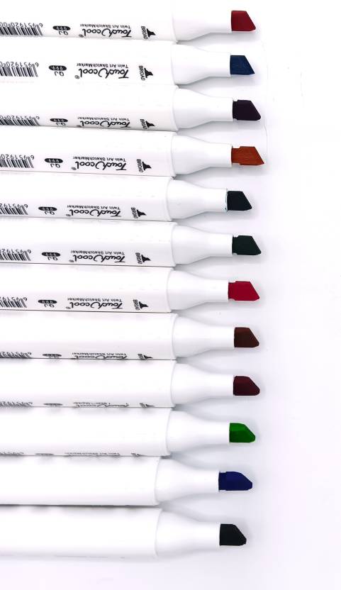 Dual Tip Marker Paint Pen Fine & Chisel Tip Pen For Ceramic Wood Glass Stone (Set of 48, Multicolor)