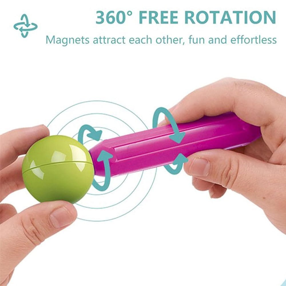 Spot Hunt Magnetic Sticks & Balls Construction Kit (36 Pcs)