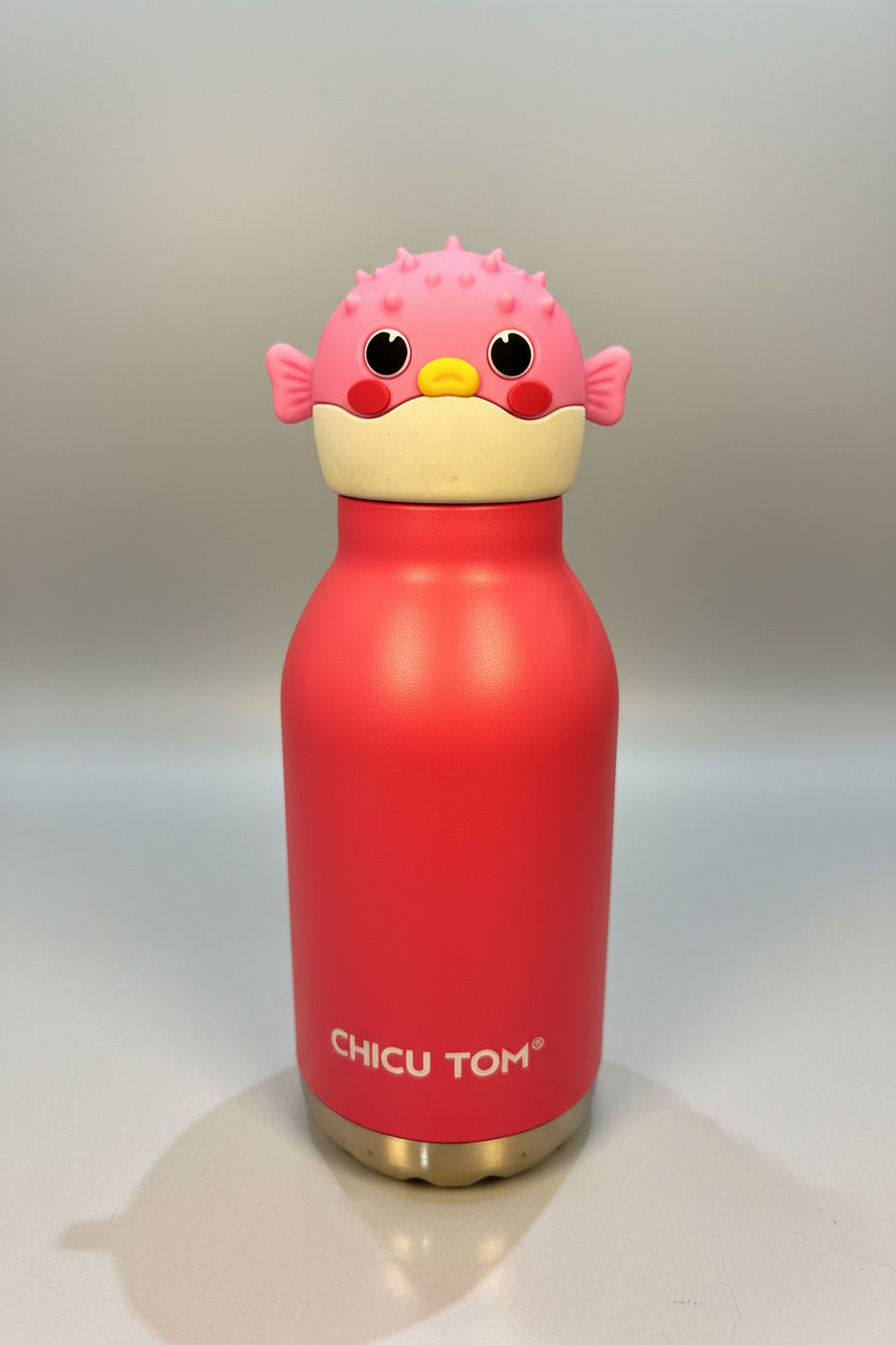 Steel Animal Head Bottle for Kids