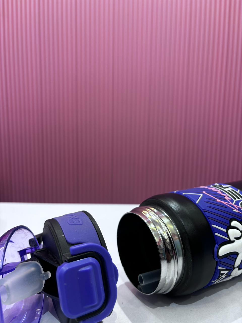 Kids Stainless Steel Insulated Water Bottle | Leakproof School Bottle | BPA Free Vacuum Flask for Boys & Girls