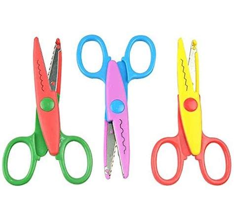Amazing Designer Decorative Zigzag Scissors for Border Edge Cutting for Art & Craft(Set of 3)