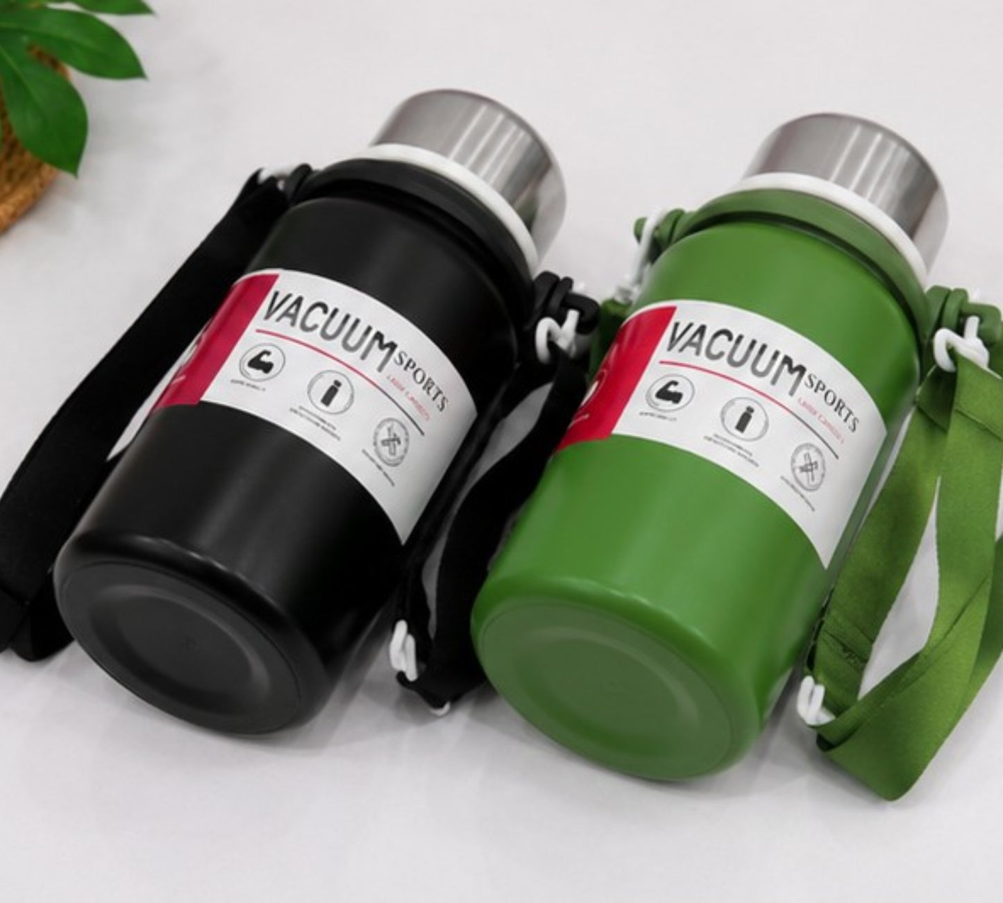 Vacuum Insulated Water Bottle with Strap