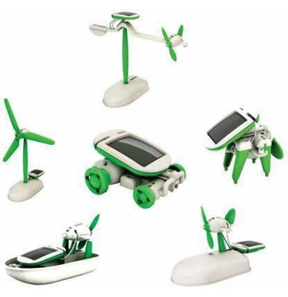 6 in 1 Solar Robot toys