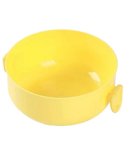 2 layer Burger Shape Lunch Box With Spoon and Fork (Color May Vary)