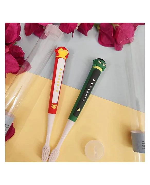 Superheroes Kids Toothbrush Extra Soft Bristles - Multicolour (Design May Vary)