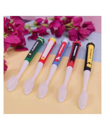Superheroes Kids Toothbrush Extra Soft Bristles - Multicolour (Design May Vary)