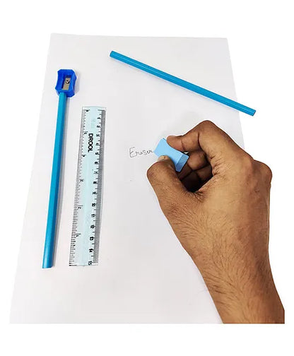 Space Stationery Giftset Kit in a Fancy Box for Kids (Pack of 6 Blue)