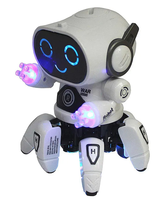 Bot Robot Pioneer Colorful Lights and Music All Direction Movement Dancing Robot Toys for Boys and Girls (Color as per stock)